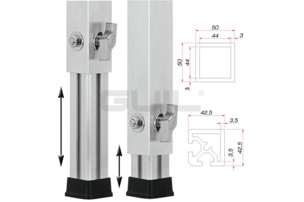 GUIL PTA-440/90-160 Telescopic Foot GUIL PTA-440/90-160 Telescopic Foot