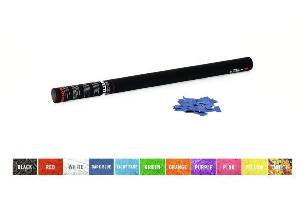 Handheld Confetti Cannon 80cm, dark blue