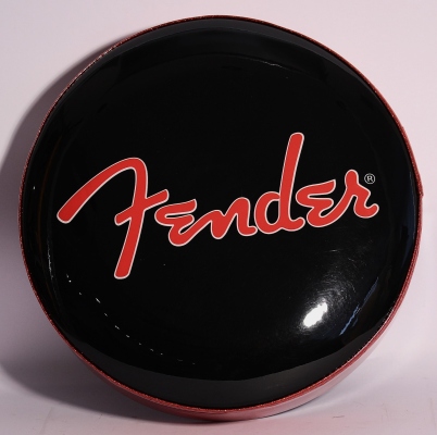 Fender Red Sparkle Logo Barstool Black/Red Sparkle 30