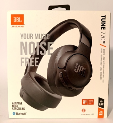 JBL Tune 770NC Black, Bluetooth, Noise Cancelling