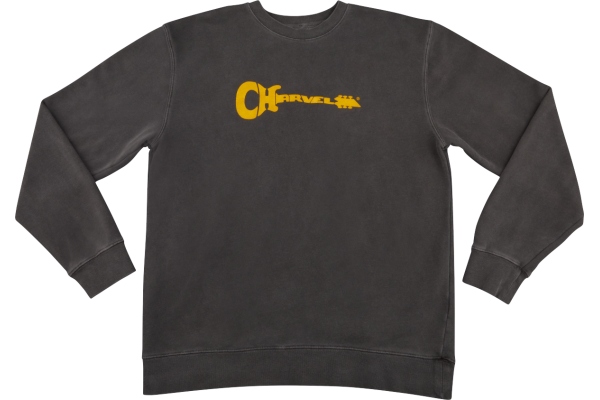 Chauvet Charvel Logo Sweatshirt Gray and Yellow XXL