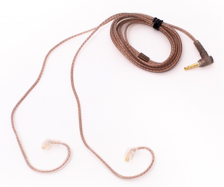 KZ Acoustics Transparent & Black Cable B PIN NO MIC