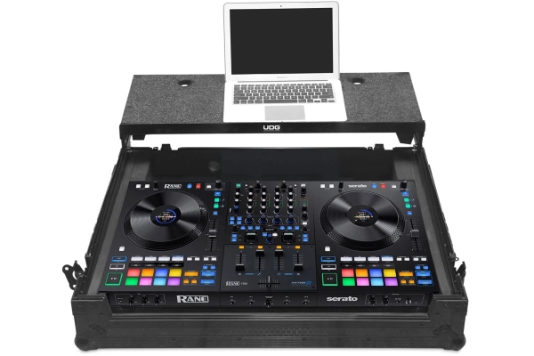 UDG Ultimate Flight Case Rane Performer & Four Plus - Laptop Shelf & Wheels
