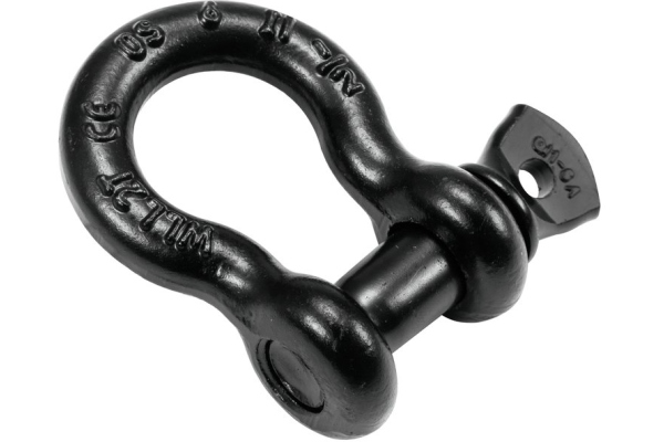 Shackle 13mm black with Screwbolt