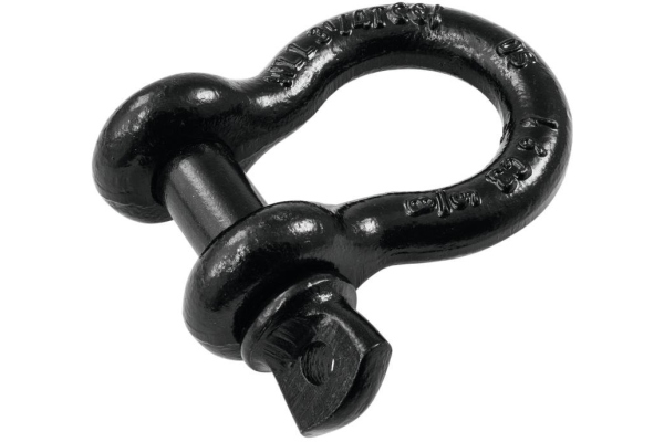 SafeCase Shackle 16mm black with Screwbolt