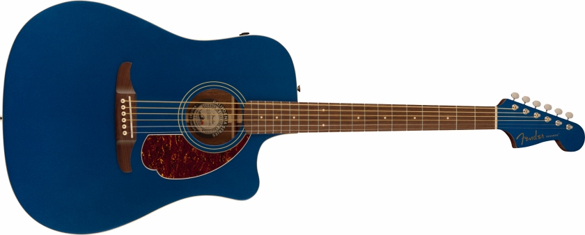 Fender Redondo Player Walnut Fingerboard Tortoiseshell Pickguard Lake Placid Blue