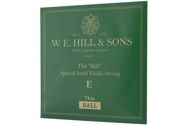 W.E. Hill & Sons Violin String E - Soft - Ball End
