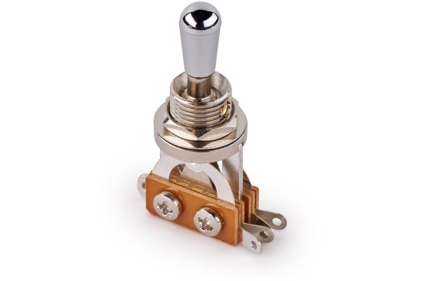  Toggle Switch, ON/ON/ON, DP3T - Chrome
