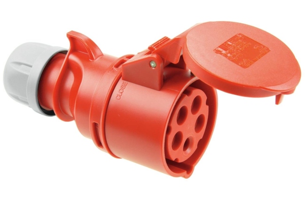 CEE Socket 16A 5pin rd