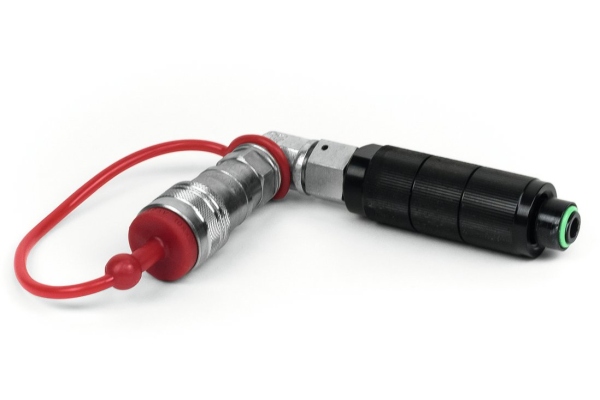 TCM FX CO2 Bottle to Hose 90 degree Quick Connector