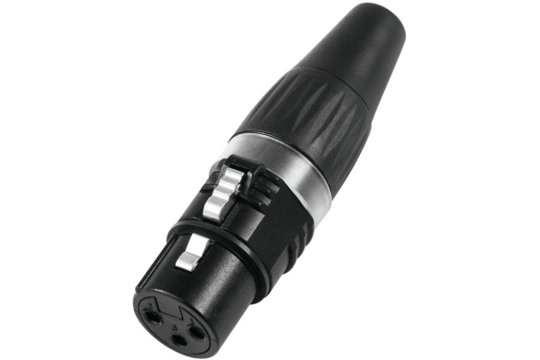 XLR plug 3pin HI-X3CF-BLK