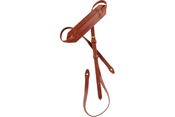 Ortega Mandolinstrap Leather with Shoulderpart Brown