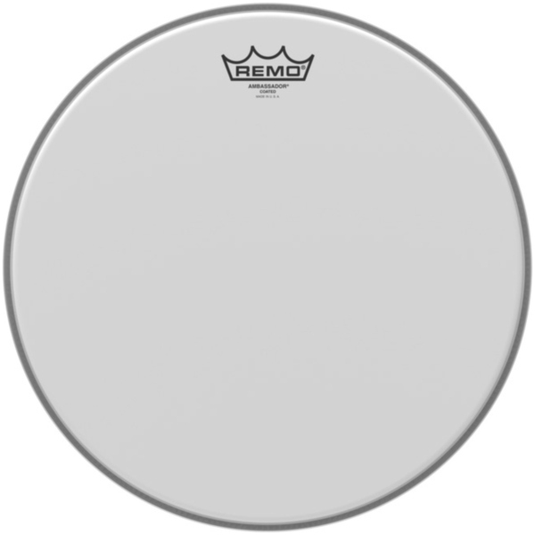 Remo Ambassador White coated BD 26