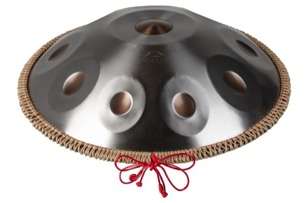 Tuga Handpan 10 notes 432 Hz Silver Golden eyes