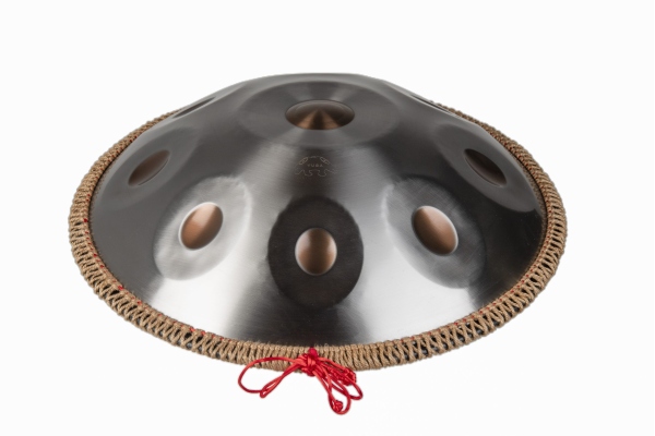 Handpan 9 notes 432 Hz Silver Golden eyes