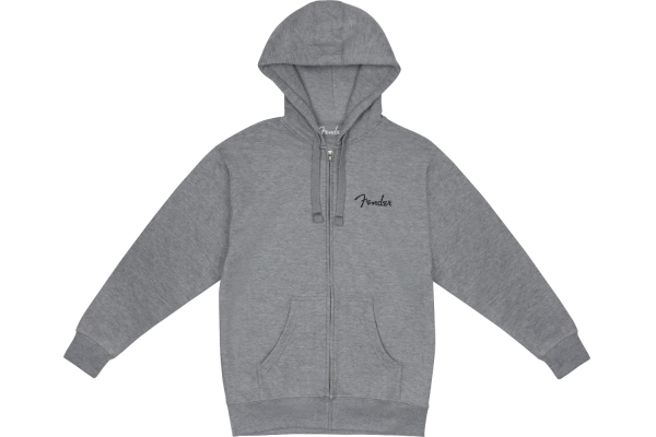 Fender Spaghetti Small Hoodie Athletic Gray S