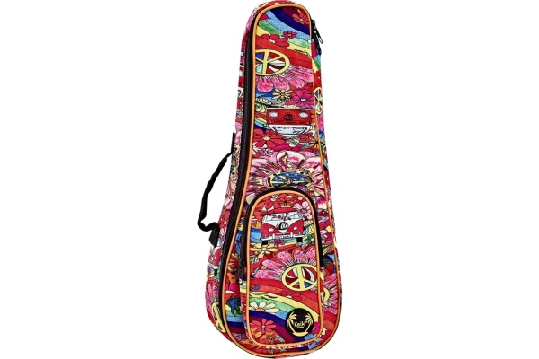 Keiki Designer Soprano Ukuleless Bag Peace '68 KUB-68-SO