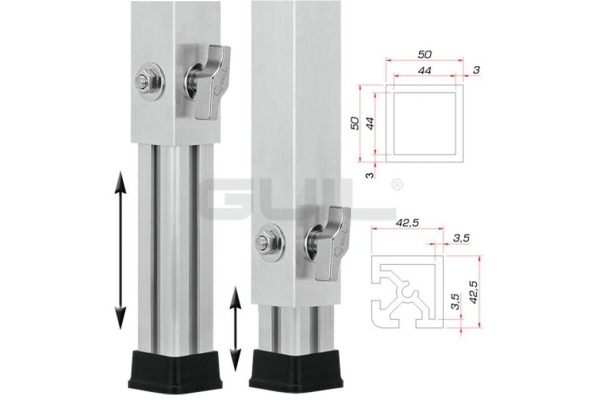PTA-440/80-140 Telescopic Foot