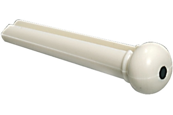 Bridge pin cu dot, alb