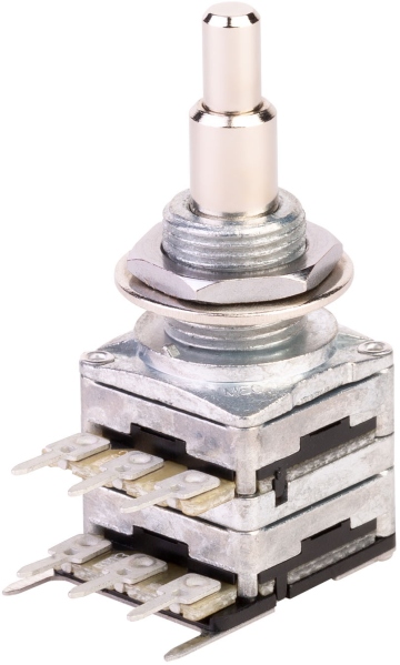 MEC Pickups  Mono Stacked Potentiometer, B50K/cc / B10K