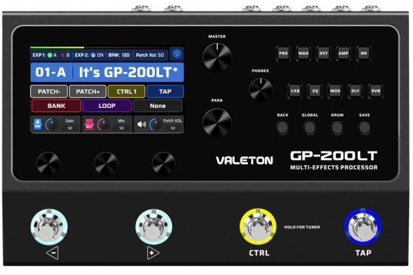 Valeton GP-200LT HD Modeling Multi-effects Processor
