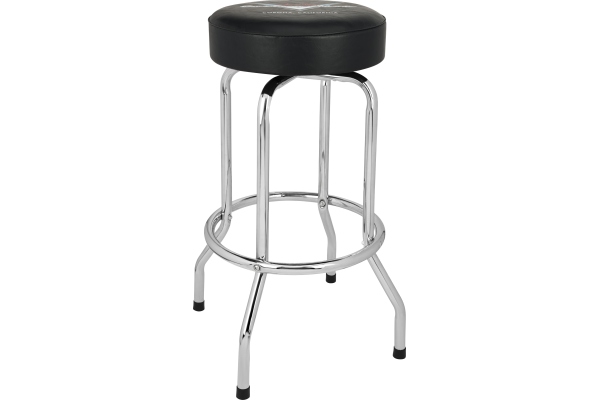 Fender Custom Shop Chevron Logo Barstool Black/Chrome 30