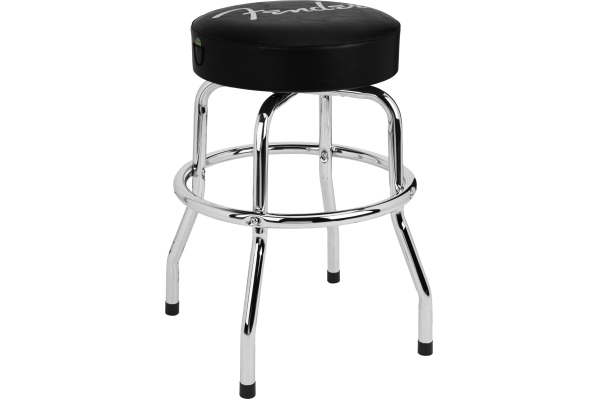 Spaghetti Logo Pick Pouch Barstool Black/Chrome 24