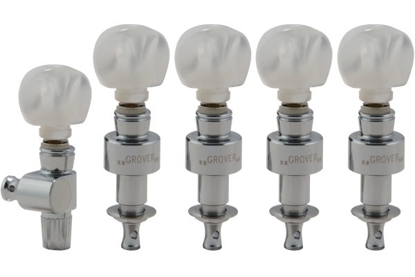 Grover 124C5 Geared Banjo Pegs Chrome