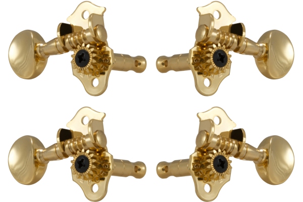 Grover 8G Sta-Tite Geared Ukuleless Pegs Gold