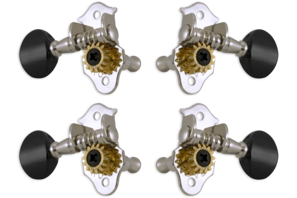 9CB Sta-Tite Geared Ukuleless Pegs Chrome