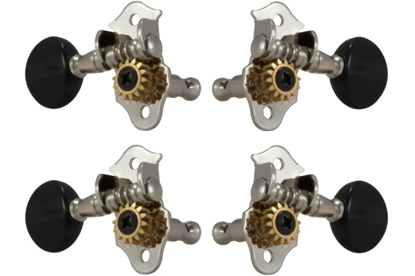 9NB Sta-Tite Geared Ukulelenn Pegs Nickel