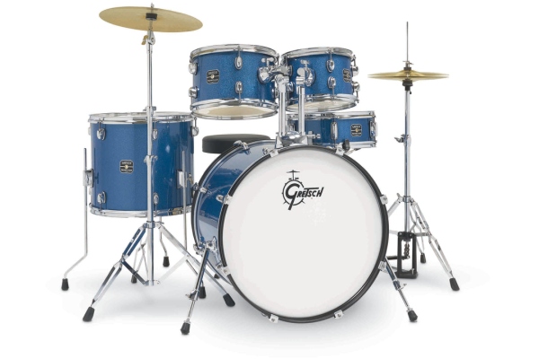 Gretsch Renegade Drumset 10/12/16/22/14SD Blue Sparkle