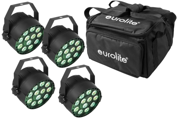 Set 4x LED PARty TCL Spot + Soft Bag