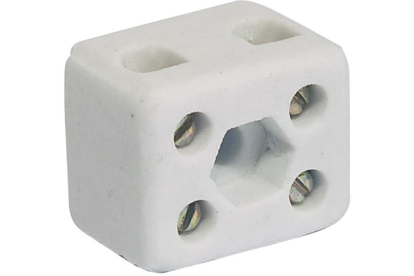 Ceramic Luster Terminal, 2 Pins with Fix.