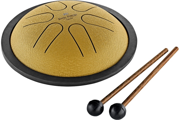 Sonic Energy Mini Steel Tongue Drum B Major 6 Gold