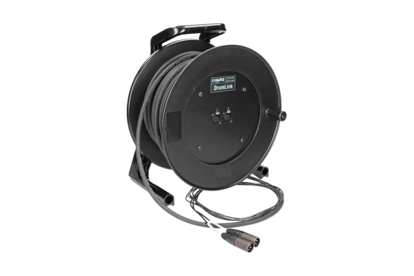 Klotz MiniCore 2/0 - 2x XLR 3p F/M2-channel - analog multicore drum - single ground - 40 m