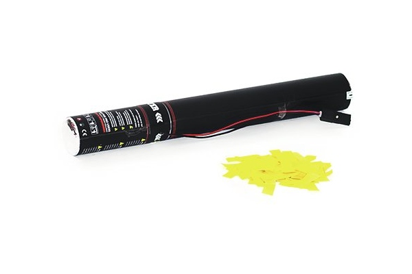 Electric Confetti Cannon 50cm, yellow