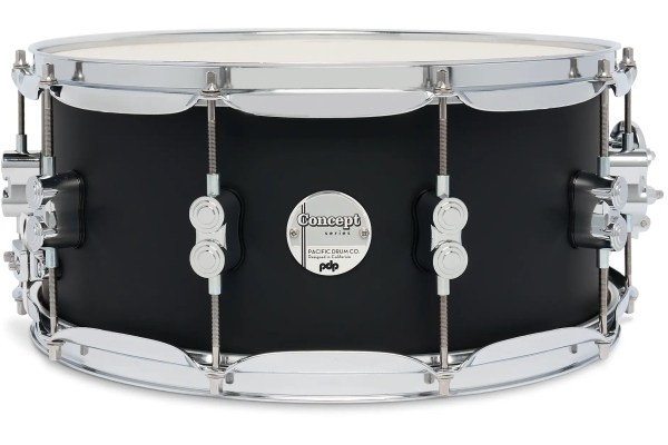 Concept Maple Satin Black CR HW 6.5x14 PDCM6514SSBK