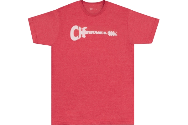 Chauvet Charvel Guitar Logo T-Shirt Heather Red M