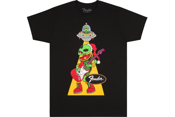 Ugly Christmas Tee Alien Blk M