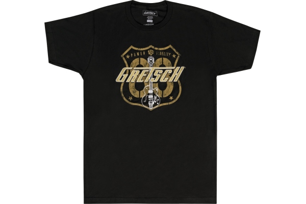Gretsch Guitars Route 83 T-Shirt Black Medium