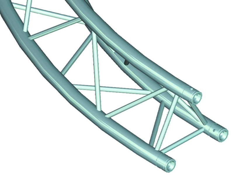 Alutruss TRILOCK 6082 Circlepart 2m in. 90° 