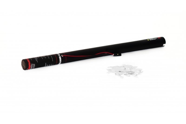 Electric Confetti Cannon 80cm, white