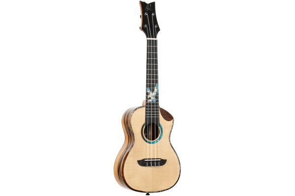 Ortega B-Grade  The Private Room Concert Ukulelenn 4 String + Elite DeLuxe Gig Bag