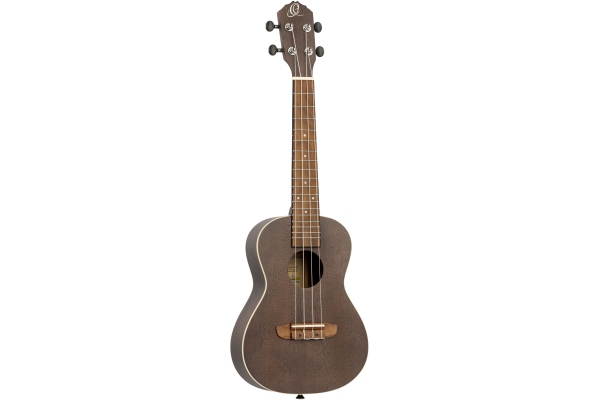 Ortega Earth Series Concert Ukulelenn - Coal Black Acoustic