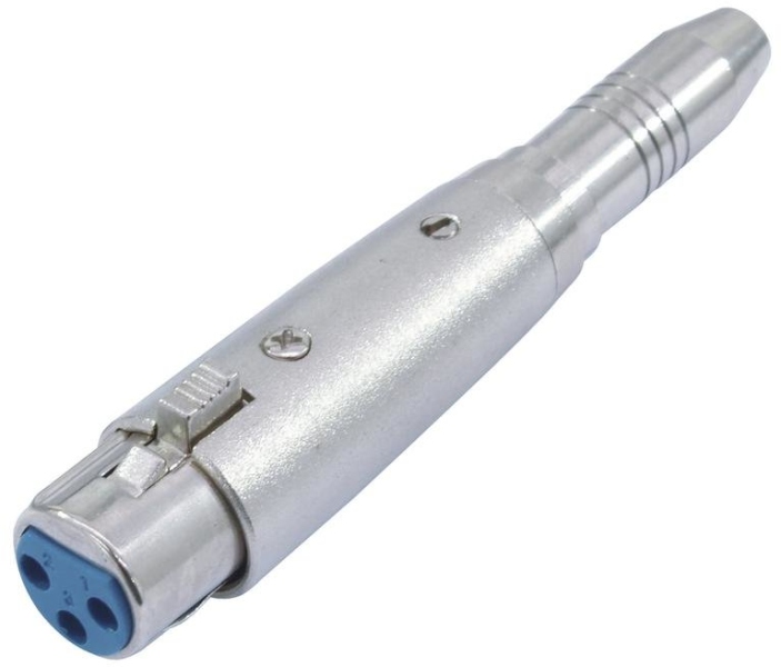 Omnitronic Adapter XLR(F)/Jack(F) mono