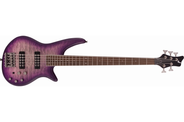JS Series Spectra Bass JS3QV Laurel Fingerboard Purple Phaze