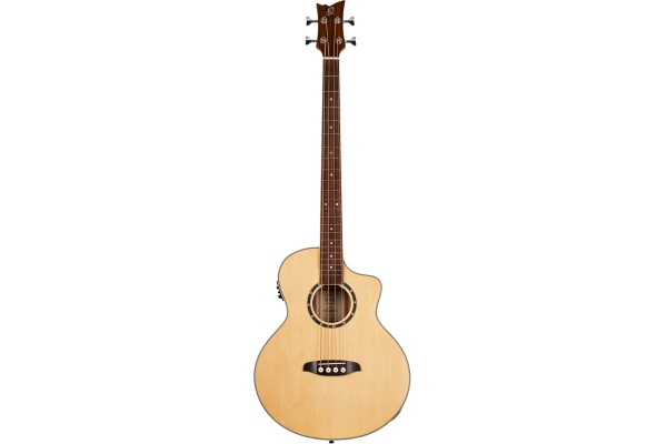 Deep Series 7 Bass 4 String Cutaway - Mahogany / Spruce