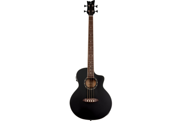Deep Series 7 Bass 4 String Cutaway - Satin Black - Mahogany / Spruce