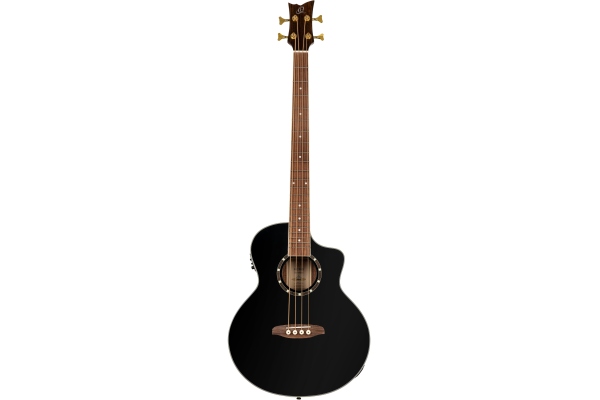 Deep Series 8 Bass 4 String - Gloss Black - Mahogany / Spruce